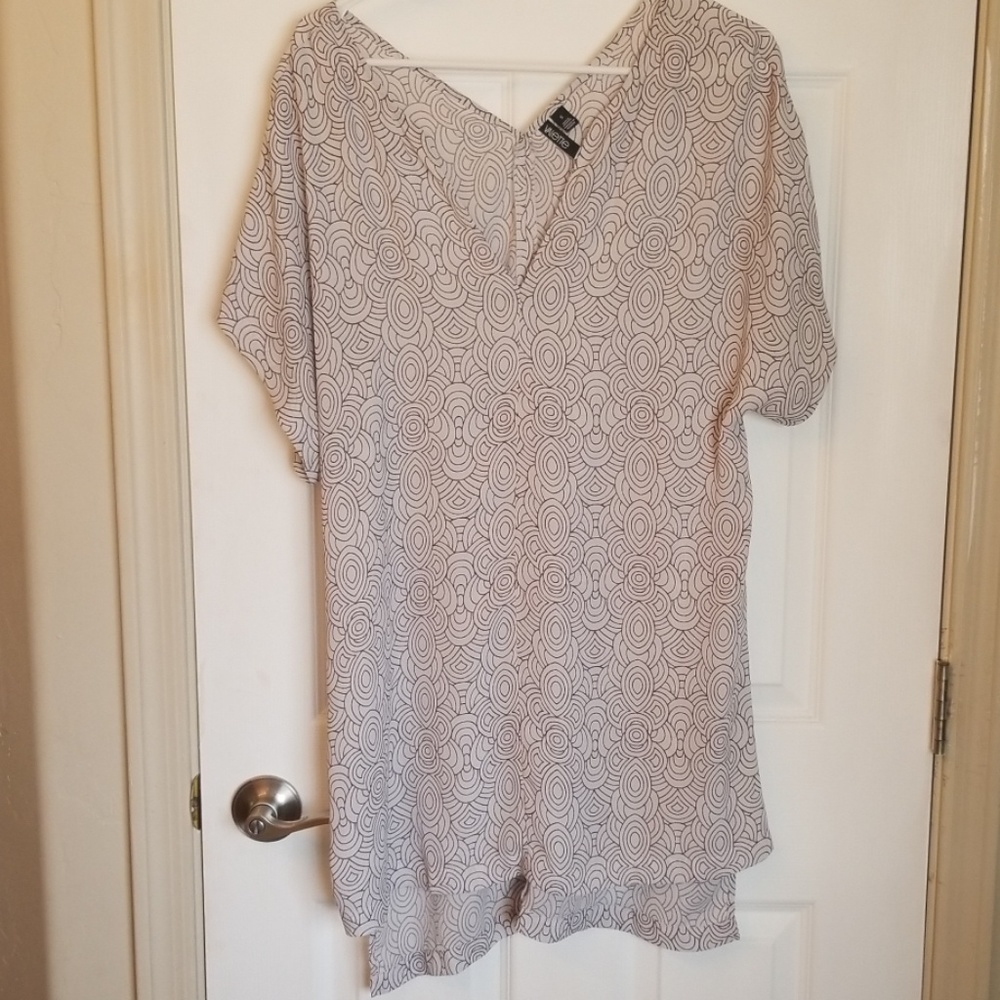 White and grey shirt
